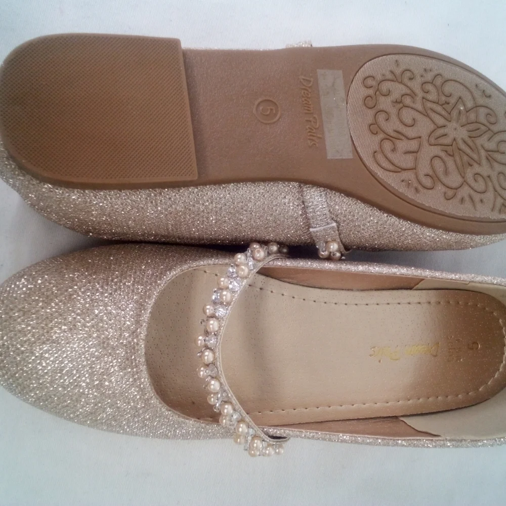 Little girl Mary Jane shoes.